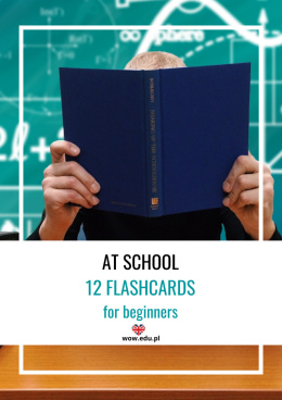 At school - flashcards for beginners